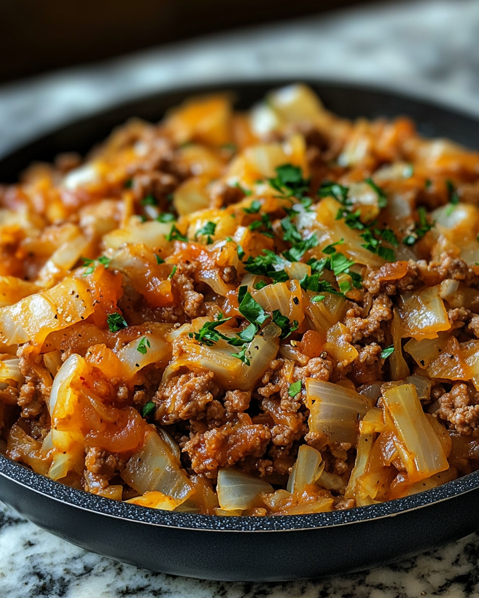 Cabbage and Ground Beef Skillet: A Simple, Hearty One-Pan Meal