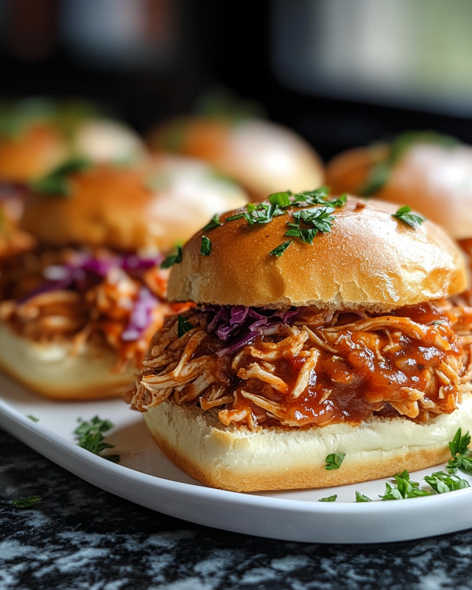 Pulled Chicken Sliders: Juicy, Flavor-Packed Mini Sandwiches
